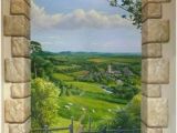 English Garden Mural Secret Garden Mural Painted Fences Pinterest