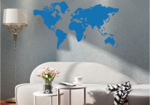 Environmental Graphics Giant World Map Wall Mural 2017 Hot Sale Cool Graphics Black World Map Vinyl Wall Decals Art Wall Sticker Home Decor Art Diy