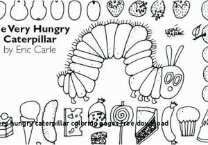 Eric Carle Coloring Pages Very Hungry Caterpillar Coloring Pages Free Download 28 Eric Carle