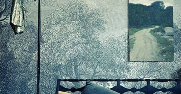 Etched Arcadia Wall Mural Landscape On A Landscape "etched Arcadia" Wallpaper From