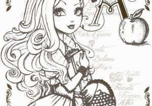 Ever after High Apple White Coloring Pages Apple White Royal Ever after High