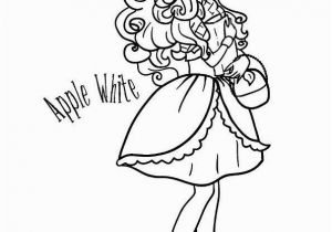 Ever after High Apple White Coloring Pages Kids N Fun