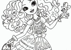 Ever after High Coloring Pages Madeline Hatter All About Ever after High Dolls Madeline Hatter Coloring Page