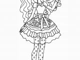 Ever after High Coloring Pages Madeline Hatter Ever after High Madeline Hatter Coloring Page