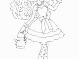 Ever after High Coloring Pages Madeline Hatter Ever after High Madeline Hatter Coloring Pages at