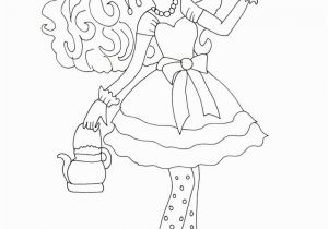 Ever after High Coloring Pages Madeline Hatter Ever after High Madeline Hatter Coloring Pages at