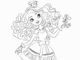 Ever after High Coloring Pages Madeline Hatter Madeline Hatter Coloring Page