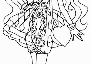 Ever after High Lizzie Hearts Coloring Pages Monster High Color Pages Cool Coloring Pages