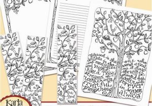 Everything Etsy Coloring Pages Psalm 1 Be Like A Tree Bible Journaling Color Your Own