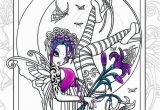 Everything Etsy Coloring Pages Set 8 Printed Coloring Pages Big Eyed Fairy Angel Art