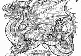 Evil Dragon Coloring Pages for Adults Evil Dragon Coloring Pages for Adults