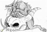 Evil Dragon Coloring Pages for Adults Evil Dragon Coloring Pages for Adults