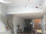 Examples Of Wall Murals Interior Decorating with Japanese Wall Murals Design