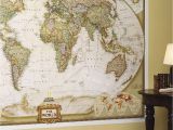 Executive World Map Wall Mural National Geographic World Map Wall Mural Maps National Geographic