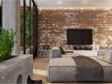 Exposed Brick Wall Mural Living Rooms with Exposed Brick Walls