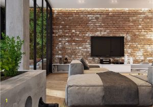 Exposed Brick Wall Mural Living Rooms with Exposed Brick Walls