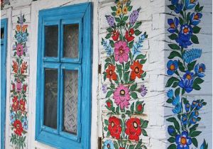 Exterior Murals Outdoor Wall Murals Window Zalipie Poland