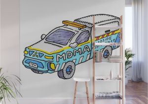 Exterior Wall Mural Designs Mdma Raveside assistance Wall Mural