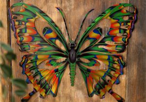 External Garden Wall Murals Have to Have It 3d butterfly Metal Outdoor Wall Art $39 99