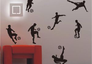 Extreme Sports Wall Mural Fun soccer Player Decals