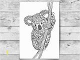 F 35 Coloring Page Adult Coloring Page Koala Printable Colouring Page