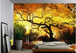 Fabric Mural Wall Art Blossom Tree Of Life Wall Mural Self Adhesive Vinyl