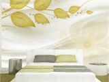 Fabric Murals for Walls Custom 3d Wallpaper Non Woven Fabric Mural Wall Green Vine