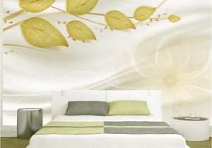 Fabric Murals for Walls Custom 3d Wallpaper Non Woven Fabric Mural Wall Green Vine