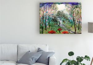 Fairy forest Wall Murals Shop Michelle Mccullough Fairy forest Canvas Art Free Shipping