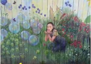 Fairy Garden Mural 43 Best Fence Murals Images