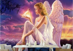 Fairytale Murals Romantic Fairy Tale World Fluorescent Angel Wallpaper 3d Murals Kid