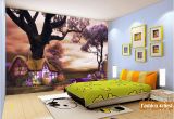 Fairytale Wall Murals Custom Kids Children Fairy Tale Wallpaper Mural Magic Cottage In