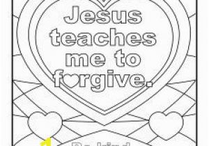 Faith In Jesus Coloring Page Jesus Teaches Me to forgive Printable Coloring Page