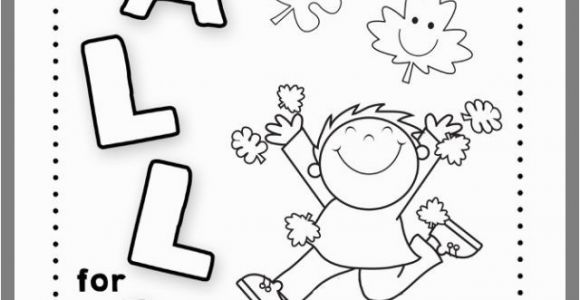 Fall Coloring Pages for Prek Fall Coloring Page for Childrens Church 2019