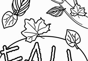 Fall Leaves Coloring Pages for Kindergarten Fall Coloring Books