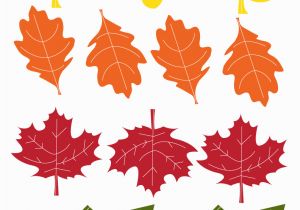 Fall Leaves Coloring Pages Printable Fall Leaf Garland