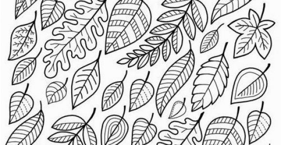 Fall Leaves Coloring Pages Printable Falling Leaves Coloring Page • Free Printable Ebook Adult