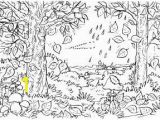 Fall themed Coloring Pages Autumn forest Coloring Book â