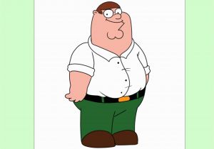 Family Guy Family Coloring Pages How to Draw Peter From Family Guy 7 Steps with