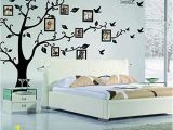Family Tree Wall Mural Decals Family Tree Wall Decal Peel & Stick Vinyl Sheet Easy to Install & Apply History Decor Mural for Home Bedroom Stencil Decoration Diy
