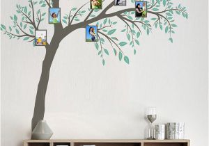 Family Tree Wall Mural Decals New Family Frame Tree Wall Sticker Home Decor Living Room Bedroom Wall Decals Poster Home Decoration Wallpaper Tree Wall Clings Tree Wall Decal