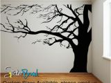 Family Tree Wall Mural Stencils Vinyl Wall Decal Sticker Spooky Tree Ac122