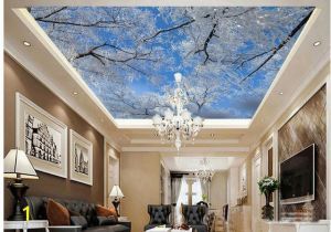 Famous Ceiling Murals 3d Ceiling Murals Wallpaper Winter Sky Ice Tree Snowflakes Zenith