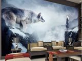 Fantasy Art Wall Murals Fantasy Ice World Wolf Wallpaper Animal Wallpaper Custom 3d Giant Wall Mural Room Decor Wall Art Bedroom Kid S Room Home Decoration Canada 2019