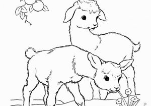 Farm Animal Coloring Pages for Adults Farm Animal Coloring Pages Goats Page to Print and Color