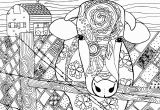 Farm Animal Coloring Pages for Adults Free Cow Animal Coloring Page for Adults
