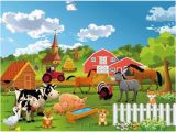 Farm Animal Wall Murals Fototapete Farm Bauernhof 1845 Cm X 50 Cm 7 Tlg Hazelwood