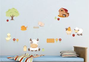 Farm Animal Wall Murals Home Decor Line Baby Farm Wall Decals