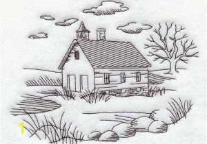 Farm House Coloring Pages Machine Embroidery Designs at Embroidery Library Color