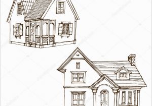 Farm House Coloring Pages Victorian House Coloring Page